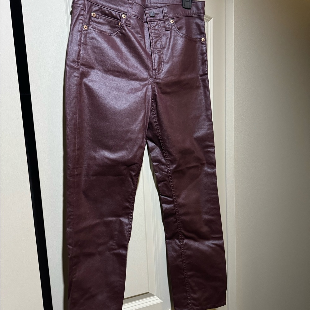 GAP Vintage Slim Mid Rise Pants - Deep Brown